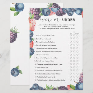 Berries - Over oder under Brautparty
