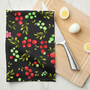 Berries Pattern Geschirrtuch