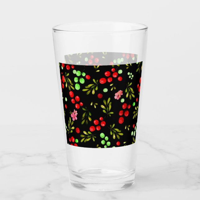 Berries Pattern Glas (Vorderseite)