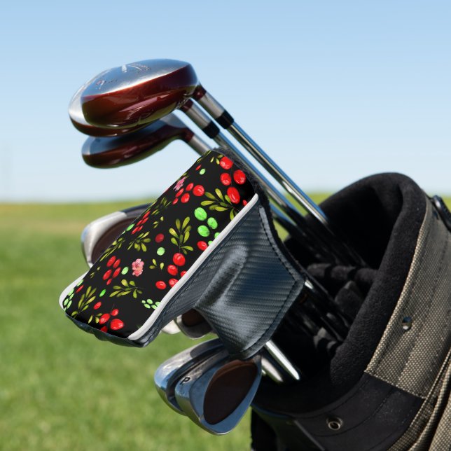Berries Pattern Golf Headcover (In Situ)