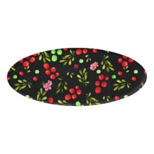 Berries Pattern Namenschild
