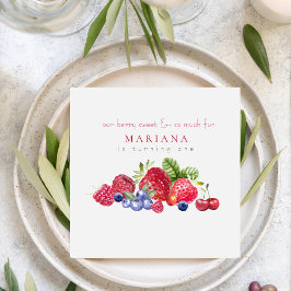 Berry 1. Geburtstag Party Berry Sweet Serviette