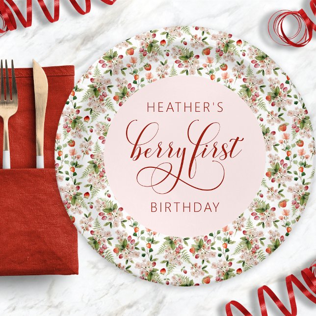 Berry 1. pappteller (Berry 1st paper plates
)
