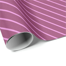 Berry and Blush Diagonal Striped Gift Wrap