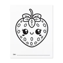 Berry Baby Shower Kids Activity Colour Sheet