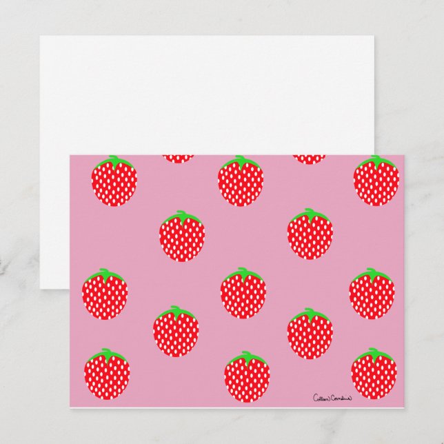 Berry Beautiful Summer Postkarte (Vorne/Hinten)
