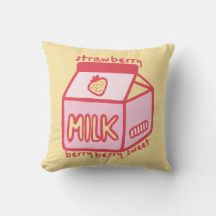 Berry Berry Sweet Strawberry Milk Kissen