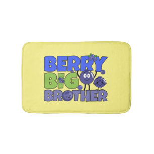 Berry Big Brother - Sibling Blueberry Pub Badematte