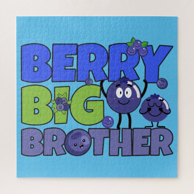 Berry Big Brother - Sibling Blueberry Pub Puzzle (Vertikal)
