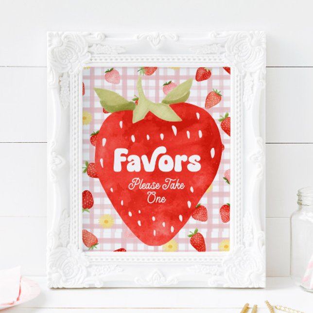 Berry Birthday Favor Sign (Von Creator hochgeladen)