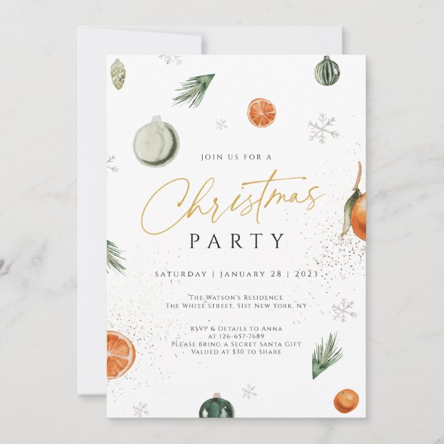 Berry Birthday Invitation, Blueberry 1. Geburtstag Einladung (Vorderseite)