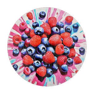 Berry Blast: Fruchtiger Spaß Schneidebrett