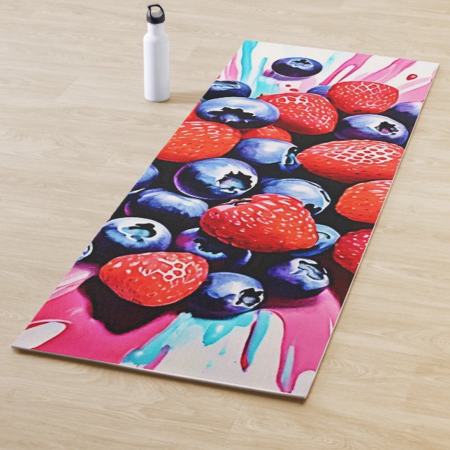 Berry Blast: Fruchtiger Spaß Yogamatte (Beispiel)