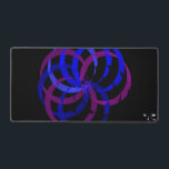 Berry Blend Gaming Mouse Pad Schreibtischunterlage<br><div class="desc">This multi color gaming mouse pad features a 3D circular cylinder theme fused in a 2D center design. This product makes a great addition to a home studio, home office, work space or school computer lab.</div>