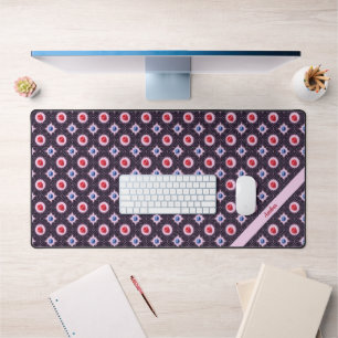 Berry Bliss Muster mit Individuelle Name Schreibtischunterlage