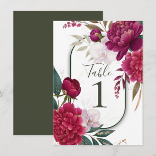 Berry Bloom Garten Florale Glam Hochzeit  Einladung