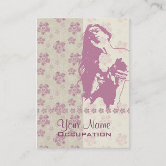 Berry Blossom - Business-, Profil-, Zeitplan-Karte Terminkarte