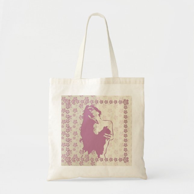 Berry Blossom - Druckbeutel Tragetasche (Vorne)