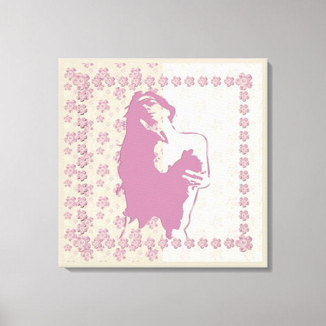 Berry Blossom - Wrapped Canvas Leinwanddruck (Vorderseite)