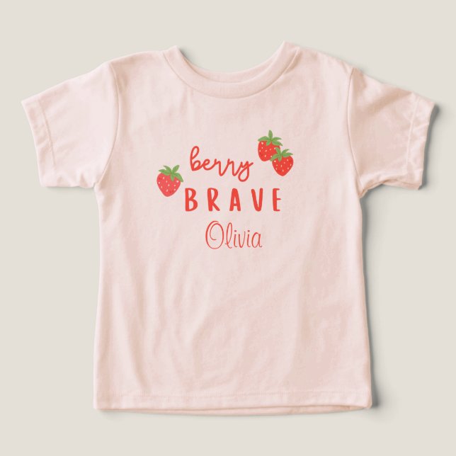 berry brave childhood cancer sick kids custom name (Design Vorderseite)