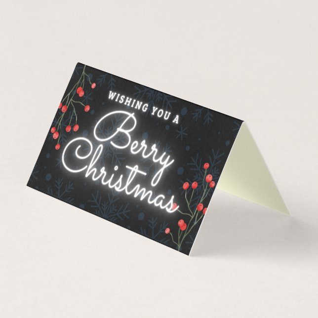 Berry Christmas 25 Pack Weihnachtskarten (Vorderseite)