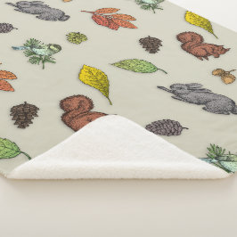 Berry Christmas Bird Red Gray Sherpadecke