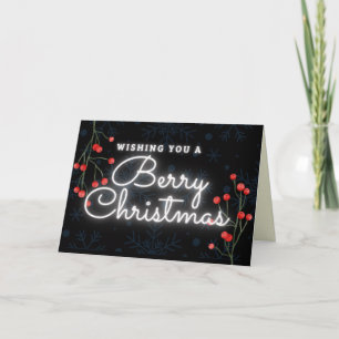 Berry Christmas Card Karte