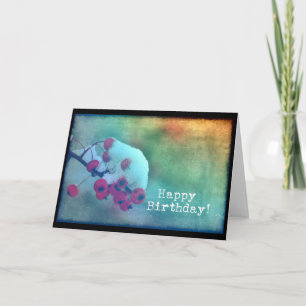 Berry Cold, Geburtstag Karte