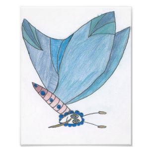 Berry der Blaubeerschmetterling Fotodruck