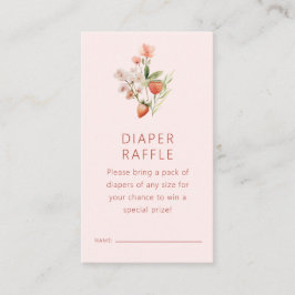 Berry Diaper Raffle Card Begleitkarte