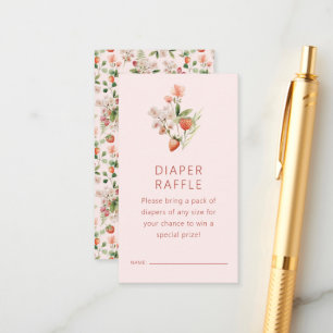 Berry Diaper Raffle Card Begleitkarte