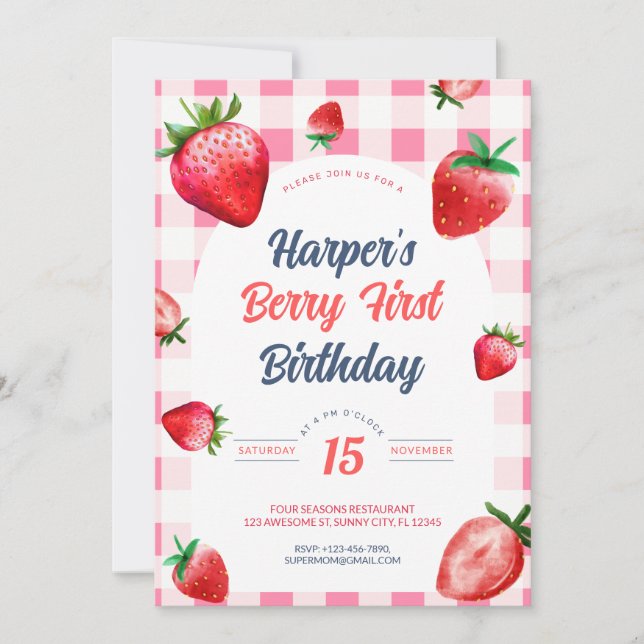 Berry Erste Einladung (Vorderseite)