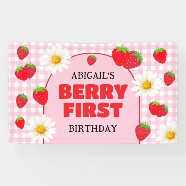 BERRY ERSTER BIRTHDAY BANNER (Horizontal)