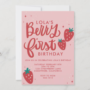 BERRY ERSTER BIRTHDAY EINLADUNG
