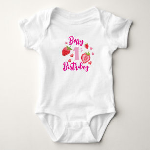 Berry erster Geburtstag! Baby Strampler