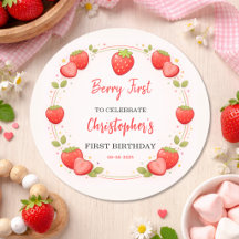 Berry Erster Geburtstag | Erdbeere 1. Geburtstag
