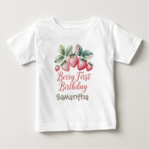 Berry Erster Geburtstag Erdbeere Eine Süße Berry Baby T-shirt