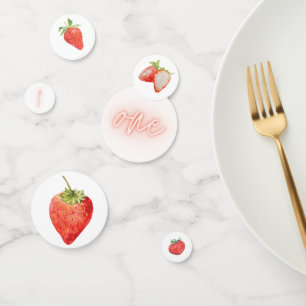 Berry First   1. Geburtstag   Erdbeere   PARTY Konfetti