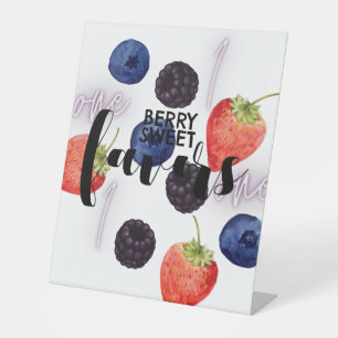 Berry First   1. Geburtstag   Gemischte Berry   Fa Sockelschild