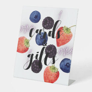 Berry First   1. Geburtstag   Gemischte Berry   Ge Sockelschild