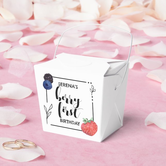 Berry First | 1. Geburtstag | Gemischte Berry | Mi Geschenkschachtel (Hochzeit)
