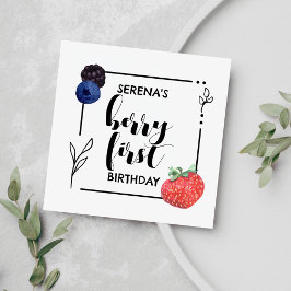 Berry First | 1. Geburtstag | Gemischte Berry | Mi Serviette