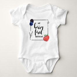 Berry First | 1. Geburtstag | Mixed Berry GOH Baby Strampler
