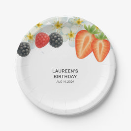 Berry First 1. Geburtstag Pappteller