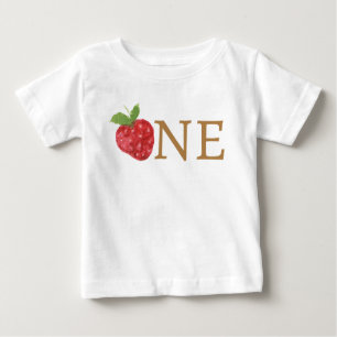 Berry First 1. Strawberry Birthday Baby T-shirt