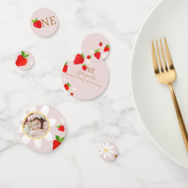 Berry First 1. Strawberry Birthday Konfetti