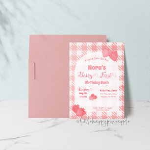 Berry First Birthday Einladung