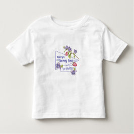 Berry First Birthday Kleinkind T-shirt