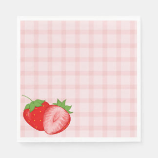 Berry First Birthday Party Napkins Serviette