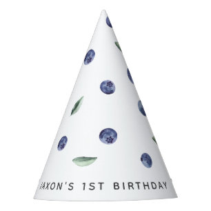 Berry First Blaubeeren 1. Geburtstagsfeier Partyhütchen